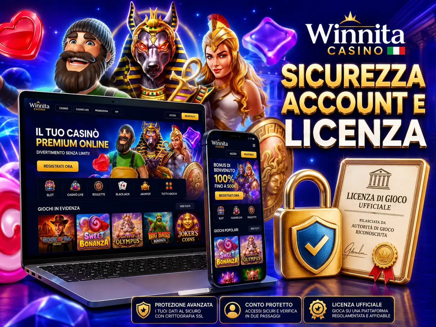 Licenza E Sicurezza Dell'account Su Winnita Casino